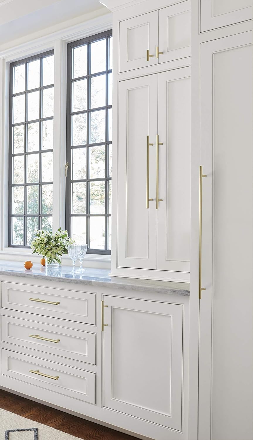 Amerock 10 Pack 3-3/4" Bar Pulls Golden Champagne Drawer Pull