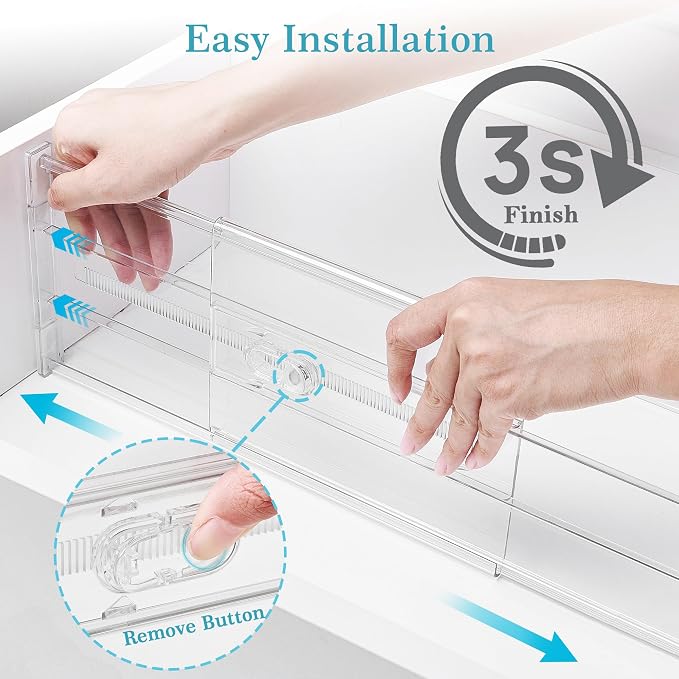 Vtopmart 10 Pack 6" Tall Upgrade Drawer Dividers