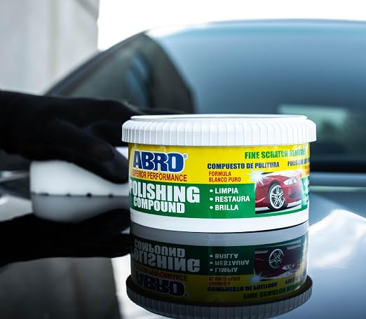 ABRO Superior Performance Polishing Compound, 10 oz., High-tech Shine Car
