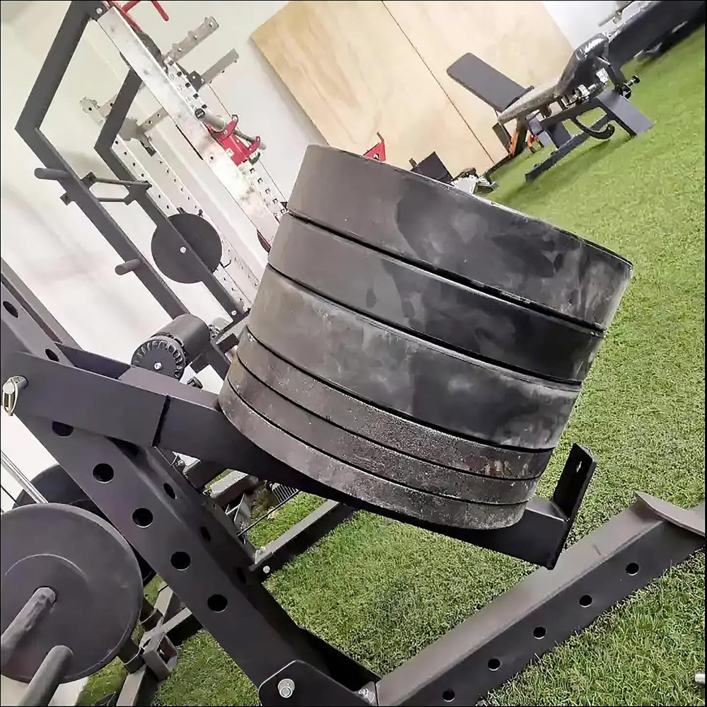 Cheeky Belt Squat Attachment Fits 3"x3" Racks - Lever Arm Rack Mount