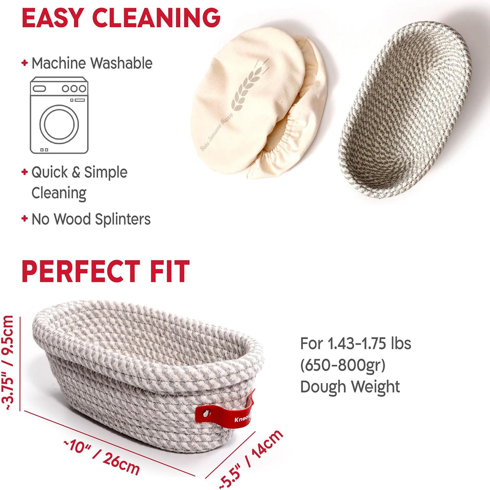 KneadAce Essential Sourdough Starter Kit - Artisan Bread Baking Tools