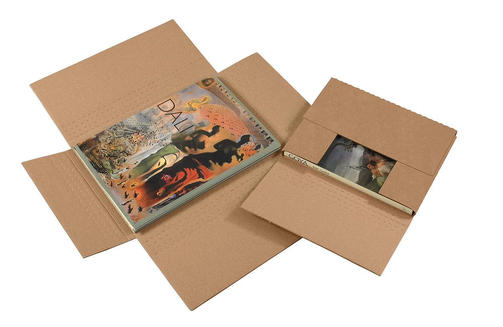 Boxes Fast BFM2BKK Corrugated Cardboard Easy-Fold Mailers, 12 1/8 x 9 1/8 x 2...