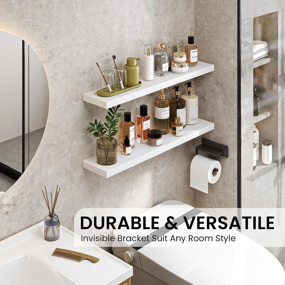 Heimlove 55 Inch Floating Shelves for Wall,Extra Long Mounted Storage wall Sh...