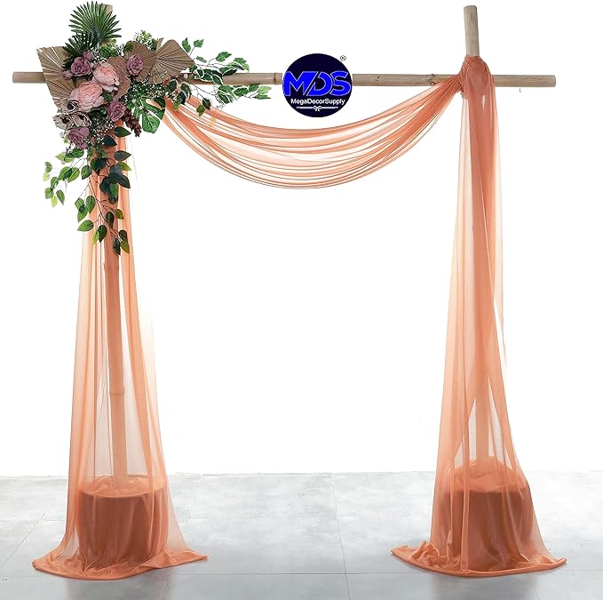 MDS Halloween Chiffon Draping Fabric - 1 Panel, 30" Wide x 100ft Long - ...
