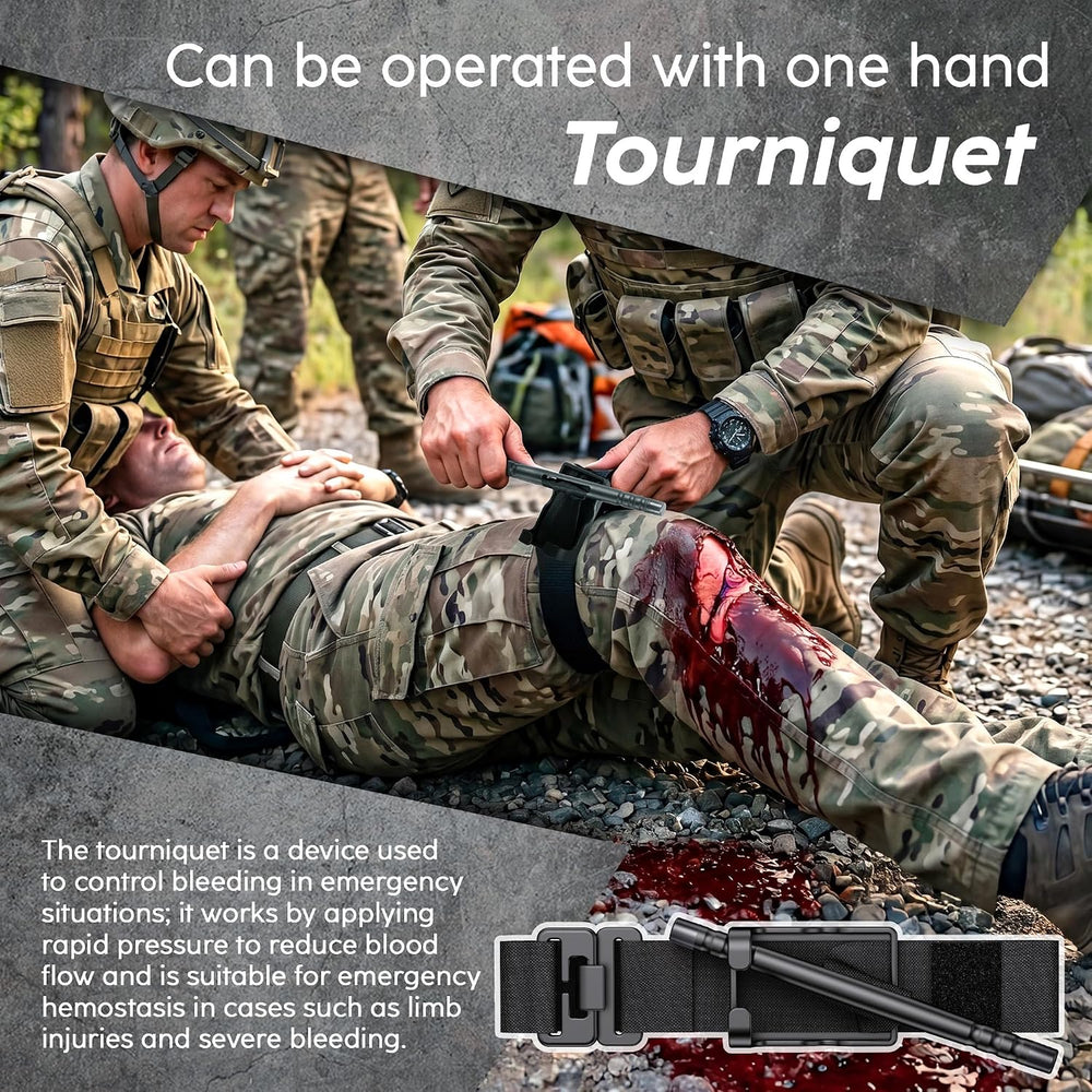 IFAK Trauma Kit with QEN Tourniquet, 6-Inch Israeli Bandage, Splint, Tactical...