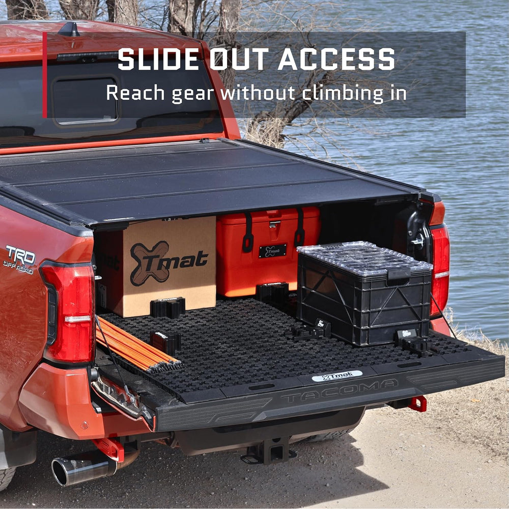Tmat Truck Bed Organizer Storage System Slide Out Mat (Desert Tan, 5'0&qu...