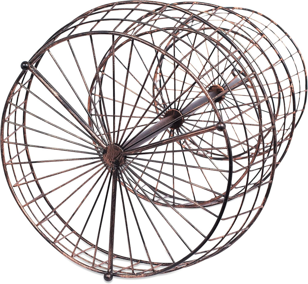 BIRDROCK HOME 3 Tier Wire Fruit Basket | Round Metal Standing Baskets | Fruit...