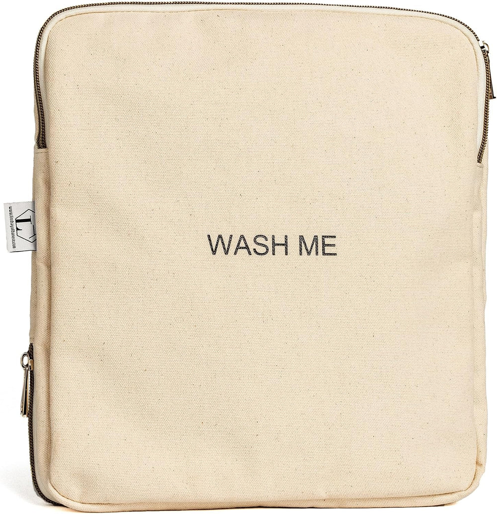 Two-Sided Travel Laundry Bag/Packing Cube for Travel (NATURAL)
