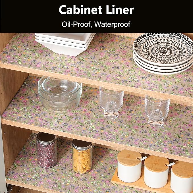 INNOLITES Non-Slip Shelf Liner – Cabinet & Drawer Liner Non-Adhesive –