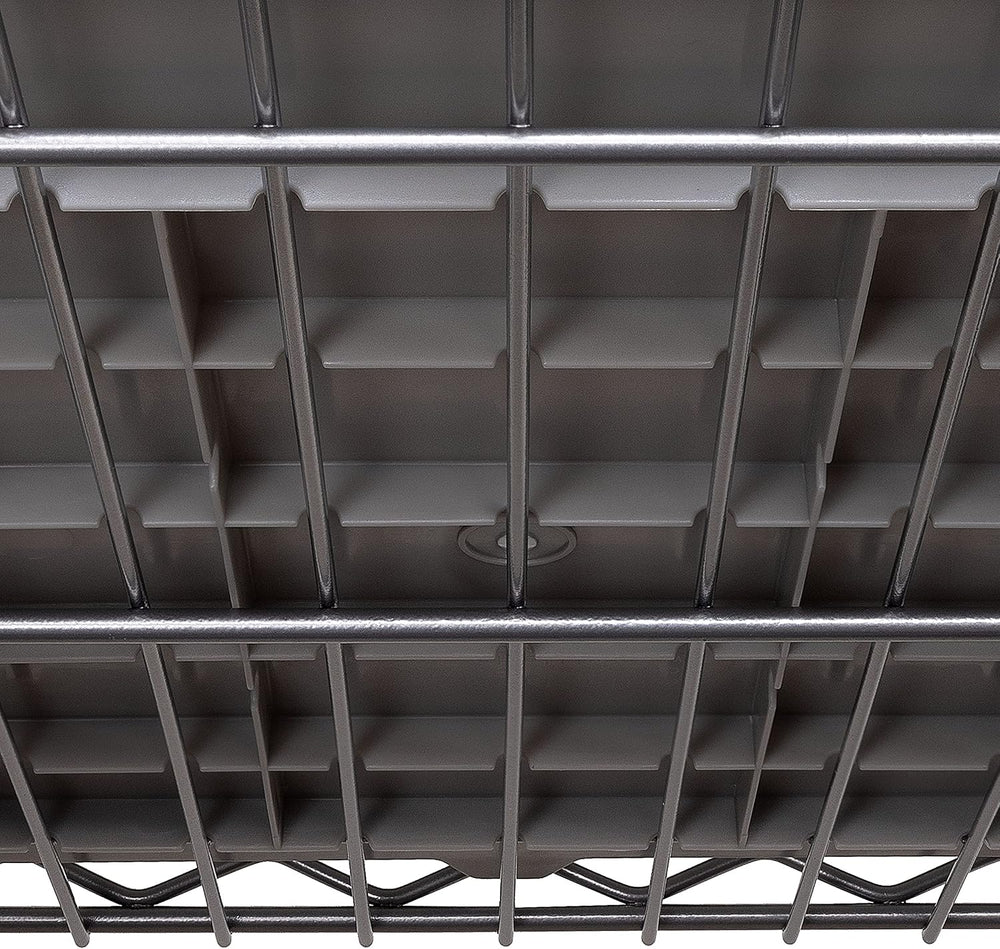 7-Tier NSF 12-Bin Steel Wire Shelving Rack, 25"W x 14"D x 56"H...