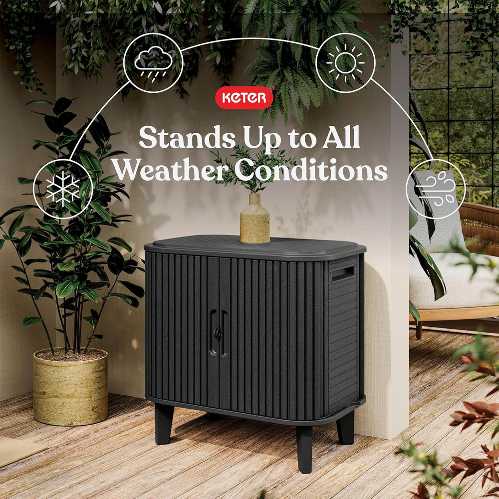 Keter Velo 30 Gallon Outdoor Storage Cabinet