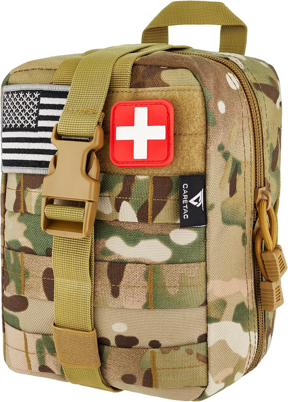 CareTac IFAK Trauma & First Aid Kit with CAT Gen 7 Tourniquet