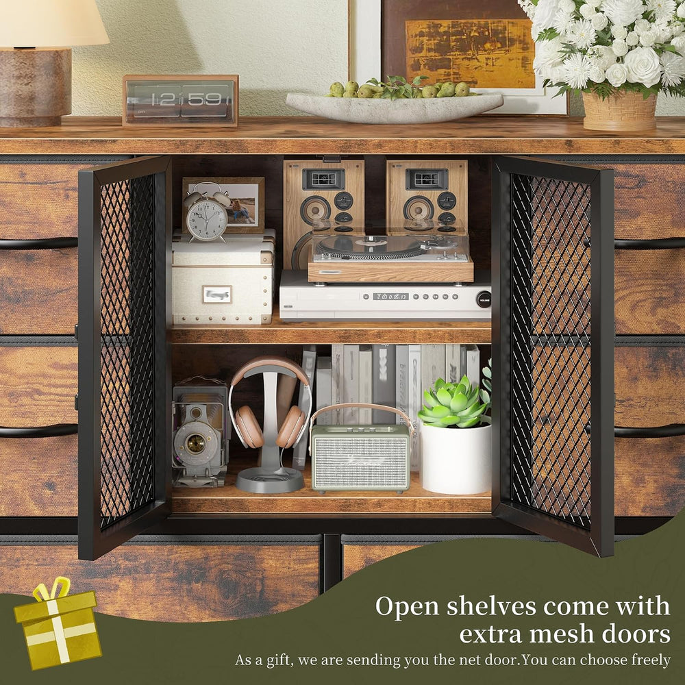 Romorgniz 10-Drawer Dresser for Bedroom, 48"H Organizer Storage for clothes