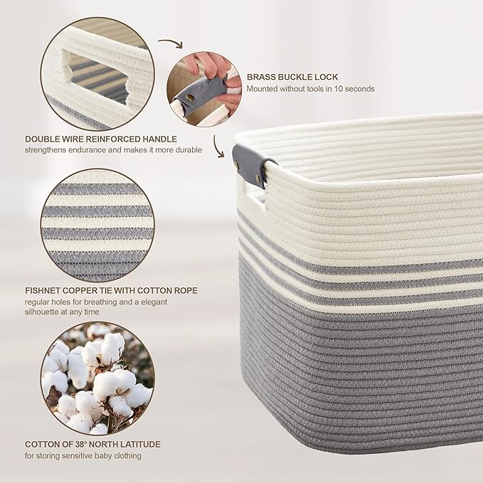 86L Extra Large Laundry Basket