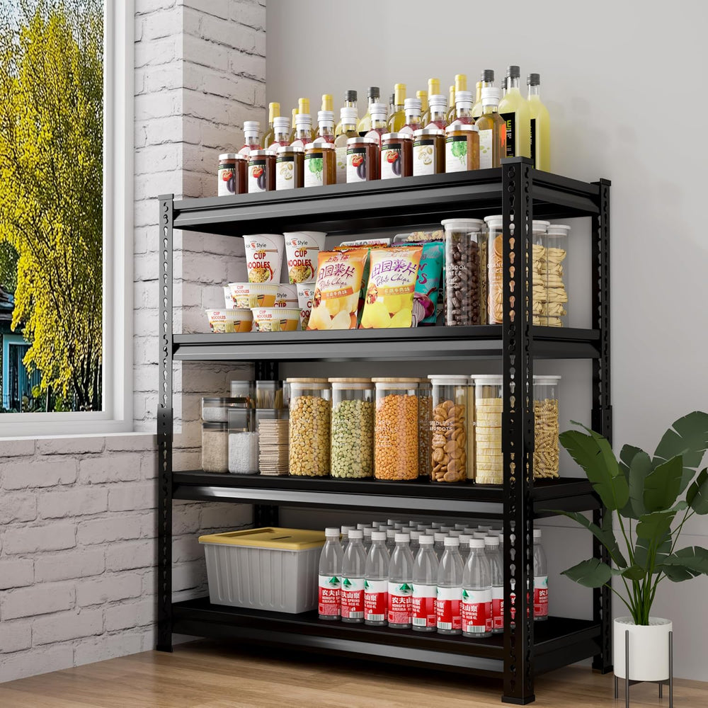 48" W Garage Shelving Heavy Duty，2000LBS Loads Adjustable Garage Storage...