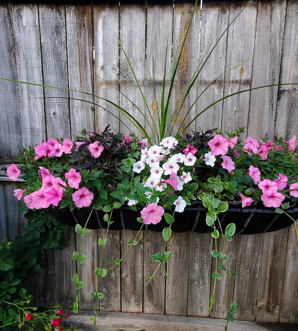 48 Inch Fabric Trough Coco Liner Replacement for Window Basket Flower Planter...