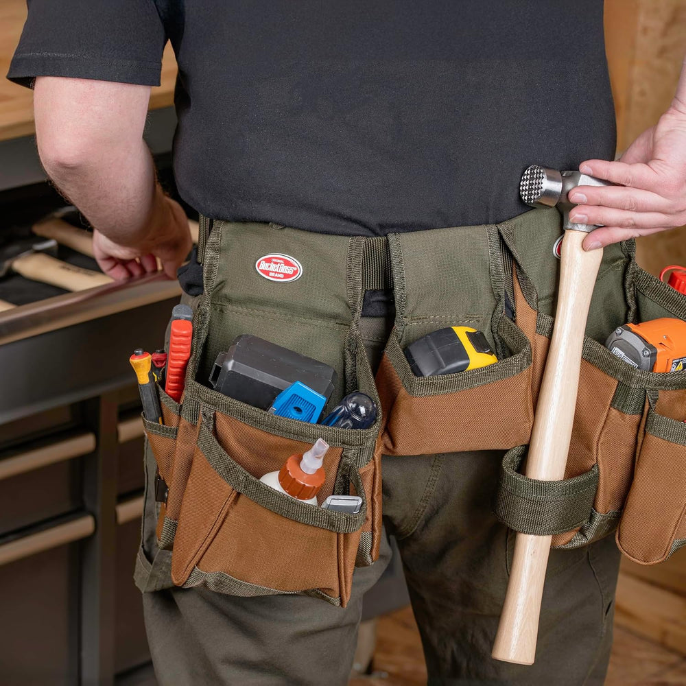 Bucket Boss - Handyman’s Tool Belt, Tool Belts - Original Series (50250), Brown