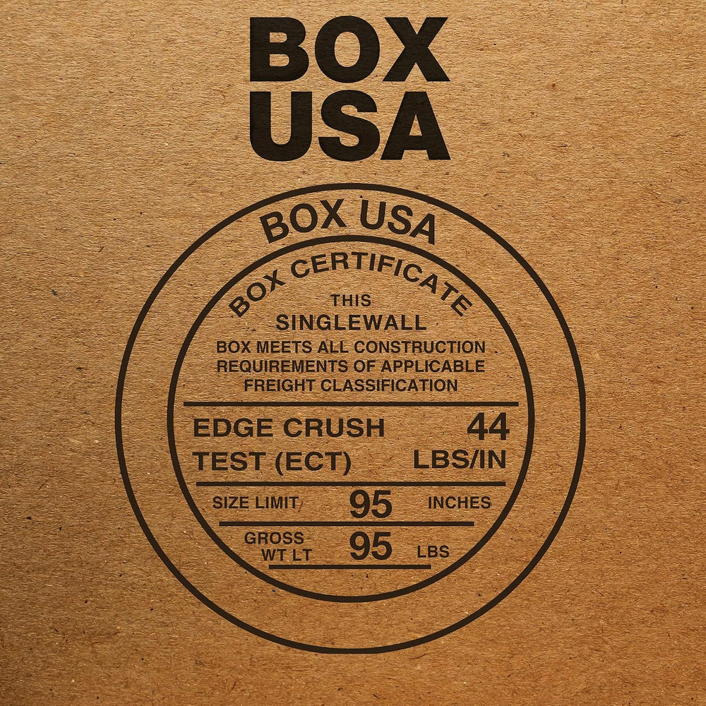 Box USA Moving Boxes, 48"L x 8"W x 24"H 10-Pack Large Side Loa...