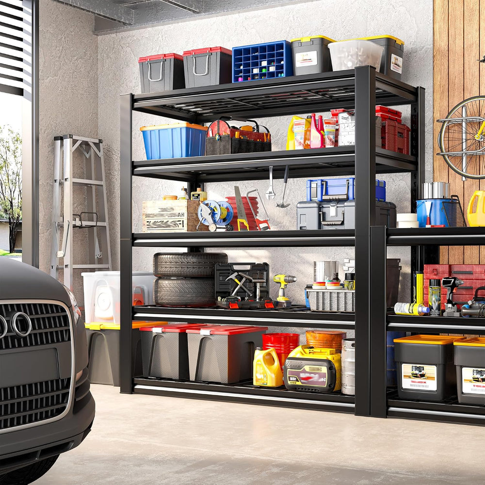 REIBII 3-Pack Garage Shelving 3200LBS Heavy Duty Storage Shelves for Office
