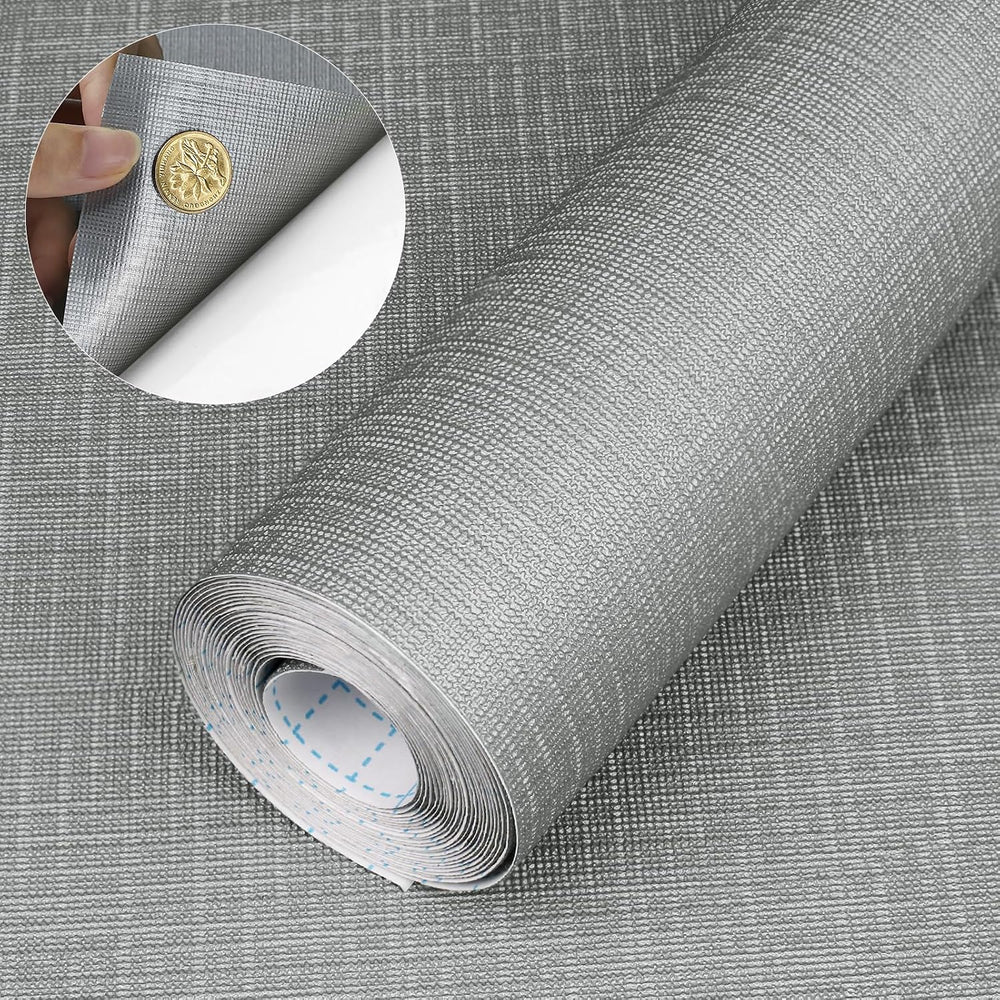 Self Adhesive Shelf Liner, 17.5" x 393.7" Peel and Stick Drawer Lin...