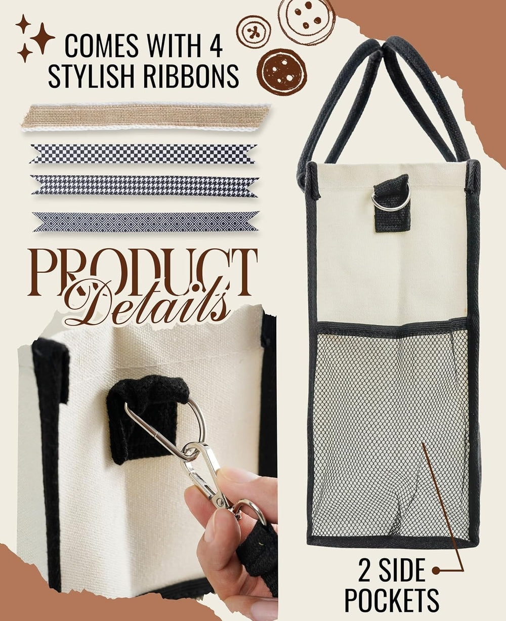 INNObeta Yarn Bag for Women, Crochet Knitting Storage Bag-Cat