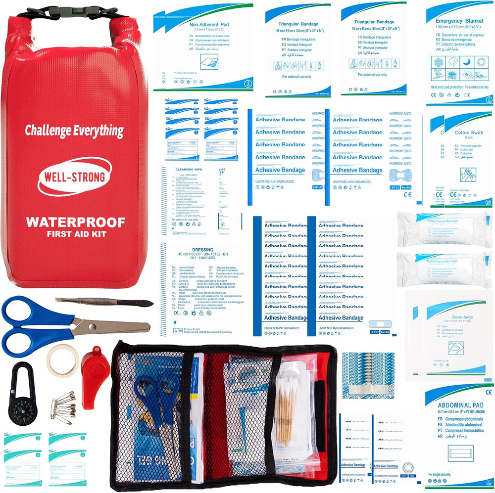 Waterproof First Aid Kit Roll Top Boat Emergency Kit with Waterproof Contents...