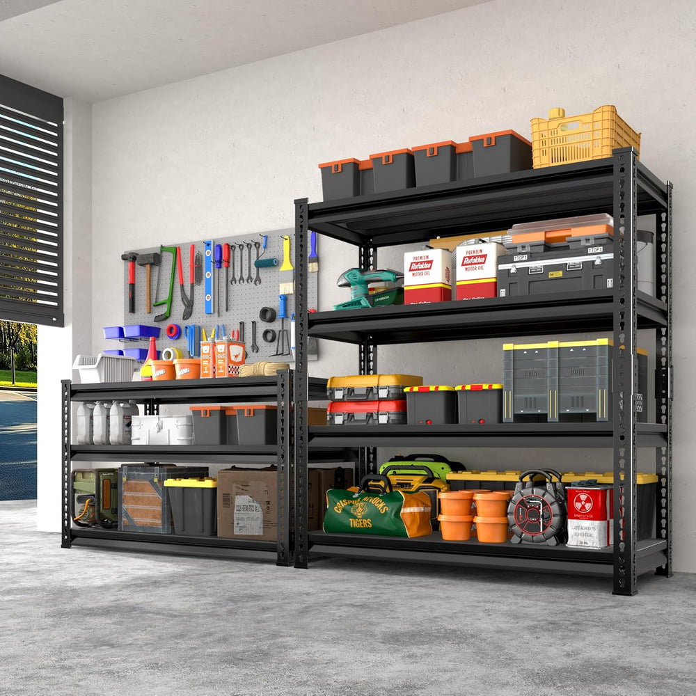 48" W Garage Shelving Heavy Duty，2000LBS Loads Adjustable Garage Storage...