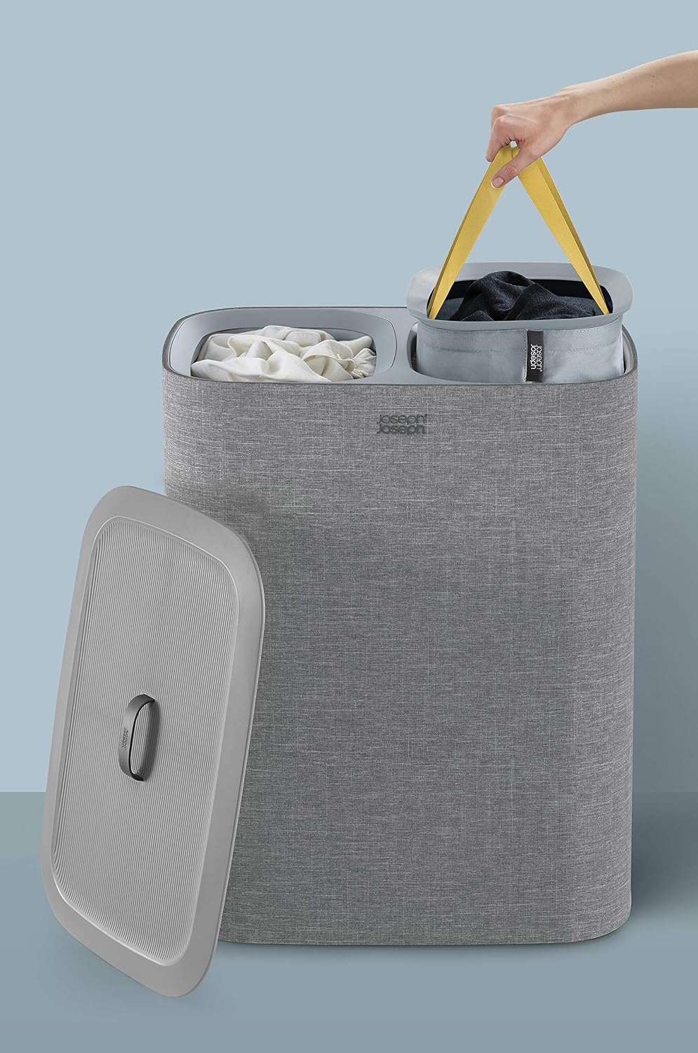 Joseph Joseph Tota 90 liter/23.8 gallon Laundry Hamper Separation Basket with...