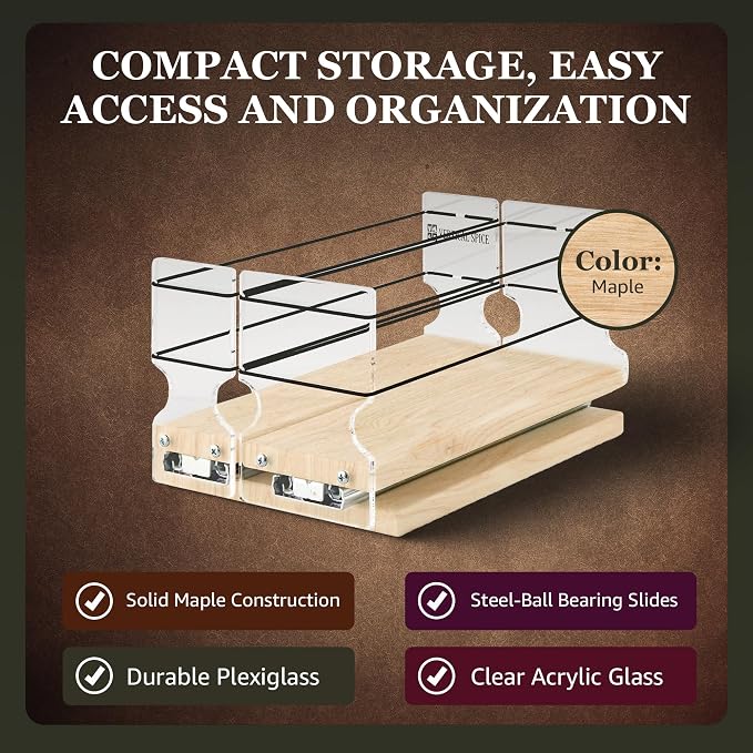 Vertical Spice Combo Spice Rack Drawer