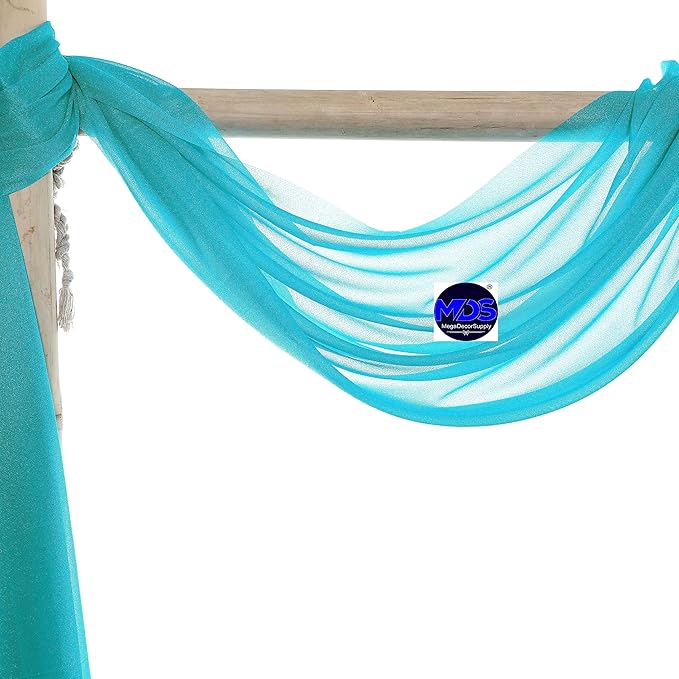 MDS Halloween Chiffon Draping Fabric - 2 Panel, 30" Wide x 100ft Long - ...