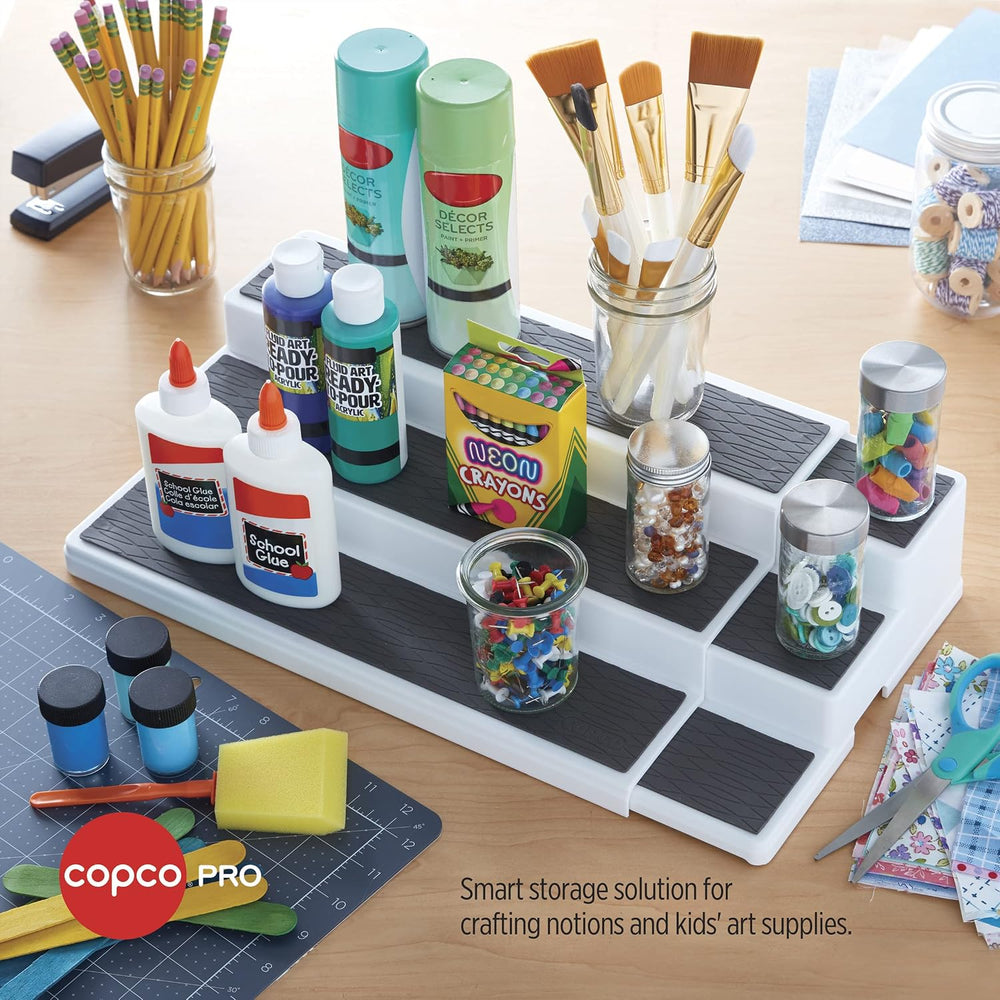 Copco Pro Expandable 3 Tier Cabinet Organizer - Gray