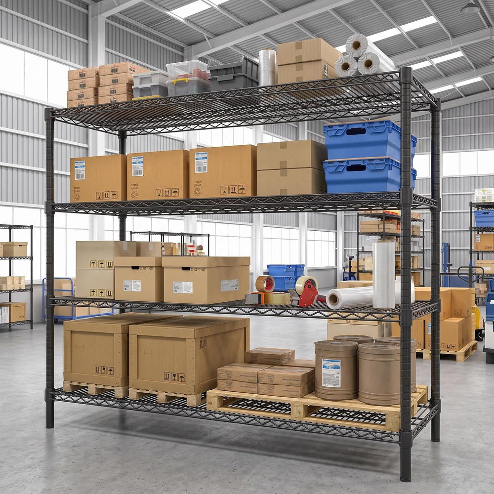 Garvee 2600LBS 4-Tier Storage Shelves Heavy Duty, Adjustable Metal Shelving