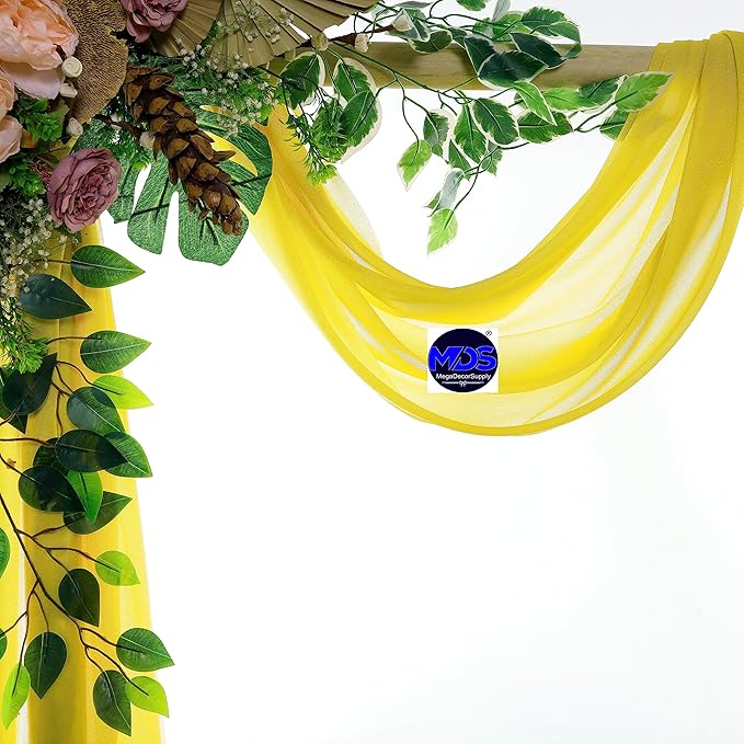 MDS Halloween Chiffon Draping Fabric - 1 Panel, 30" Wide x 40ft Long - S...