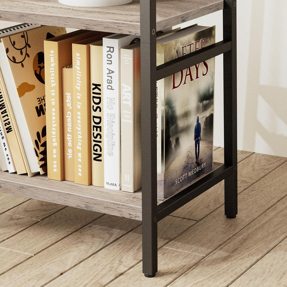 Coat Rack Freestanding with 3 Shelves and 7 Hooks