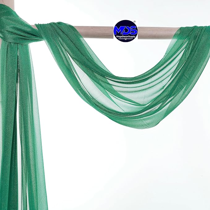 MDS Halloween Chiffon Draping Fabric - 1 Panel, 30" Wide x 40ft Long - S...
