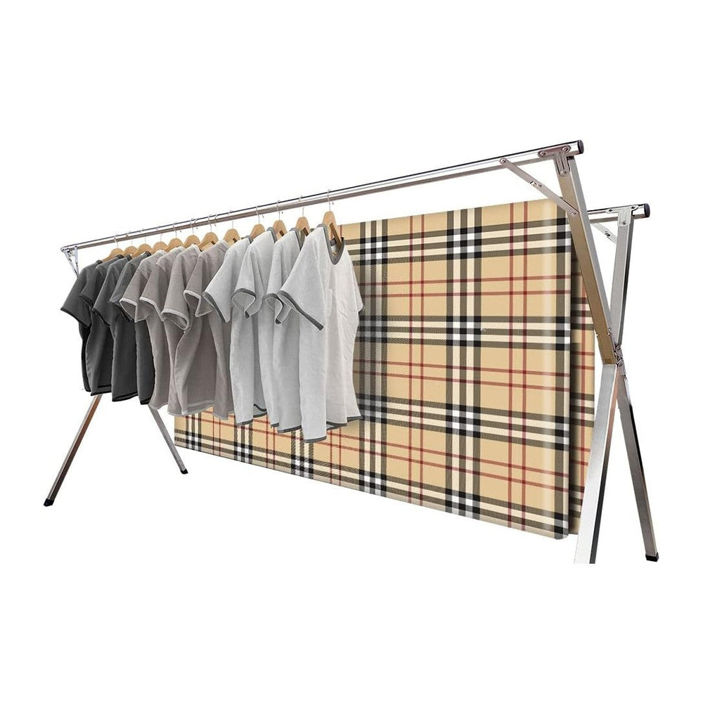 2026 Premium Stainless Steel Clothes Drying Racks, Foldable and Adjustable La...