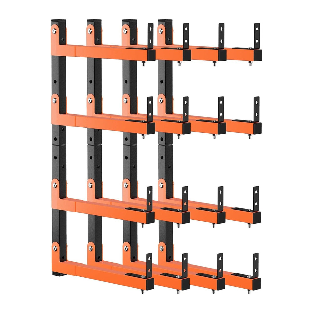 32" Lumber Storage Rack, Upgrade Folding Lumber Rack Wall Mount, Heavy D...
