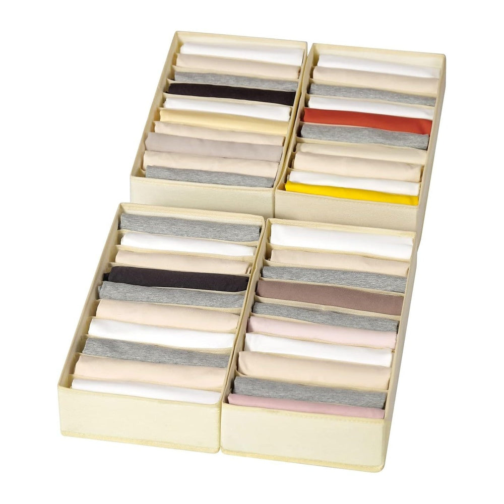4 Packs T-shirt Drawer Organizers