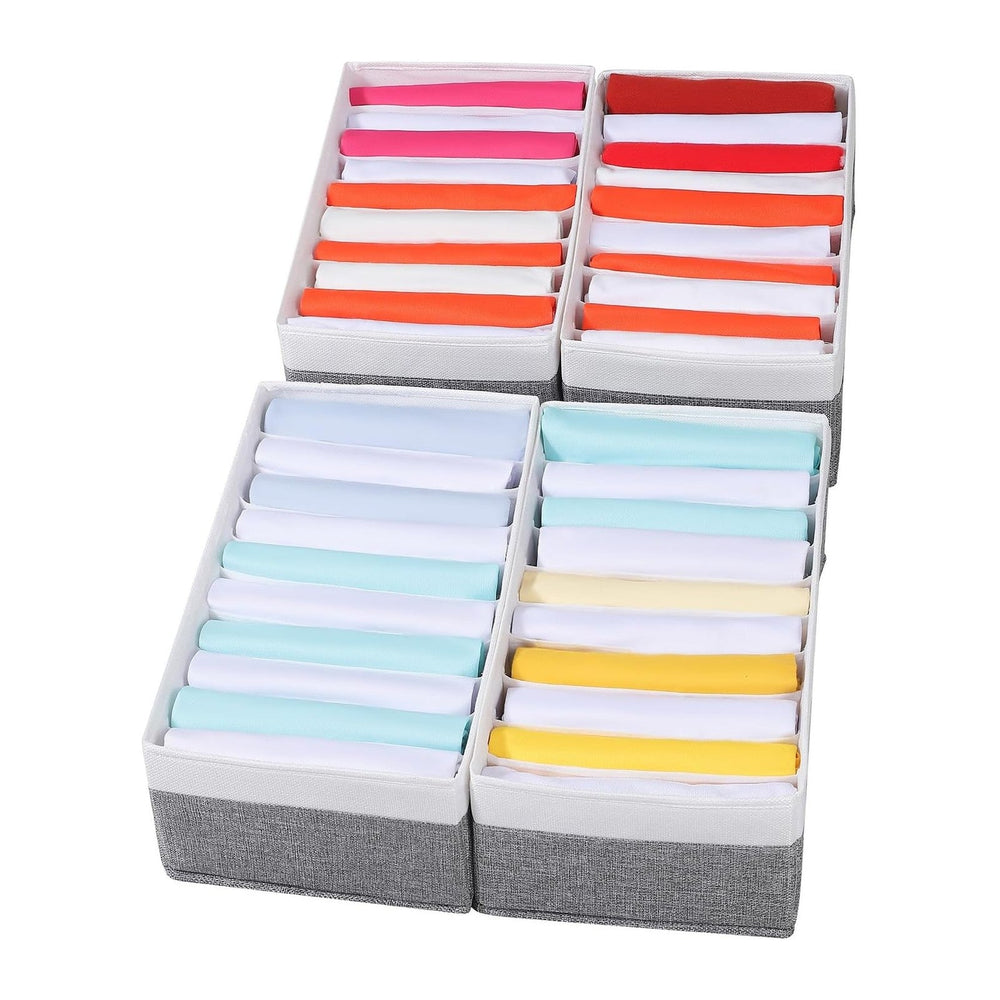 4 Packs T-shirt Drawer Organizers