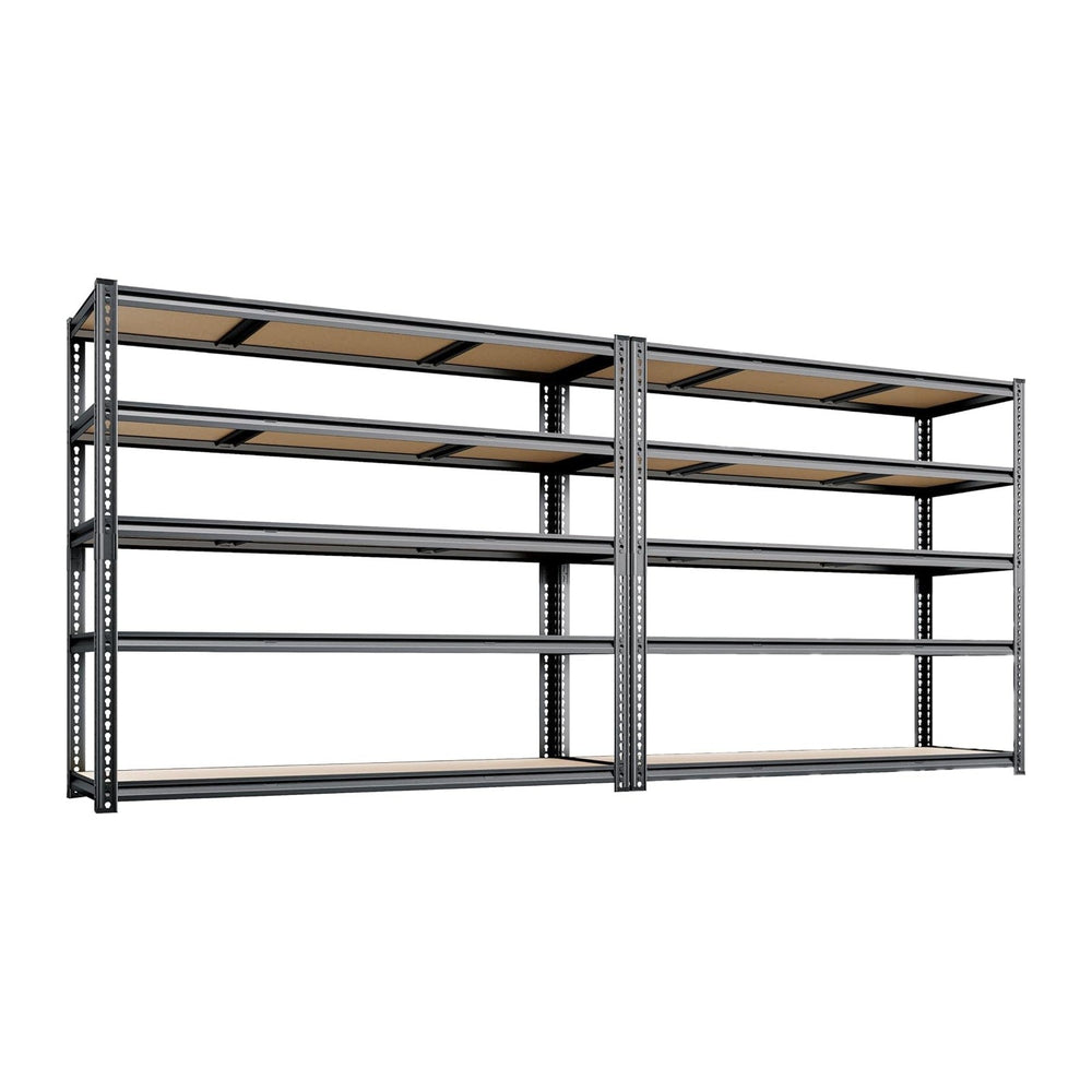 48"W Garage Shelving, 3050LBS Storage Shelves heavy duty, 5 Tier Metal S...