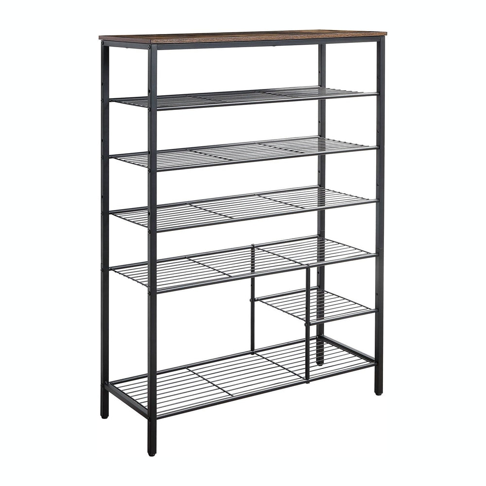 6 Tier Shoe Rack Organizer, Metal Mesh Shoe Storage Shelf, Storage Boots .for...
