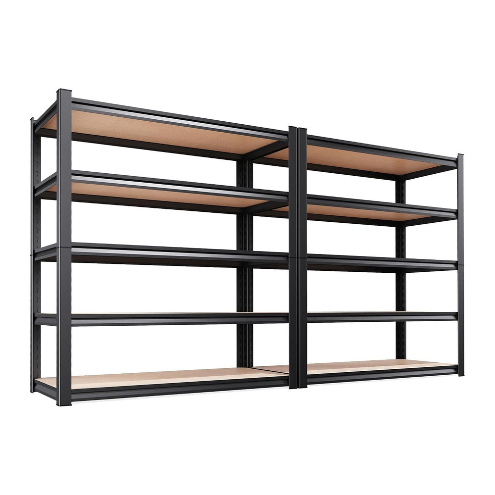 71" H x 46" W x 18" D Garage Shelving Unit, 2-Pack Heavy Duty ...