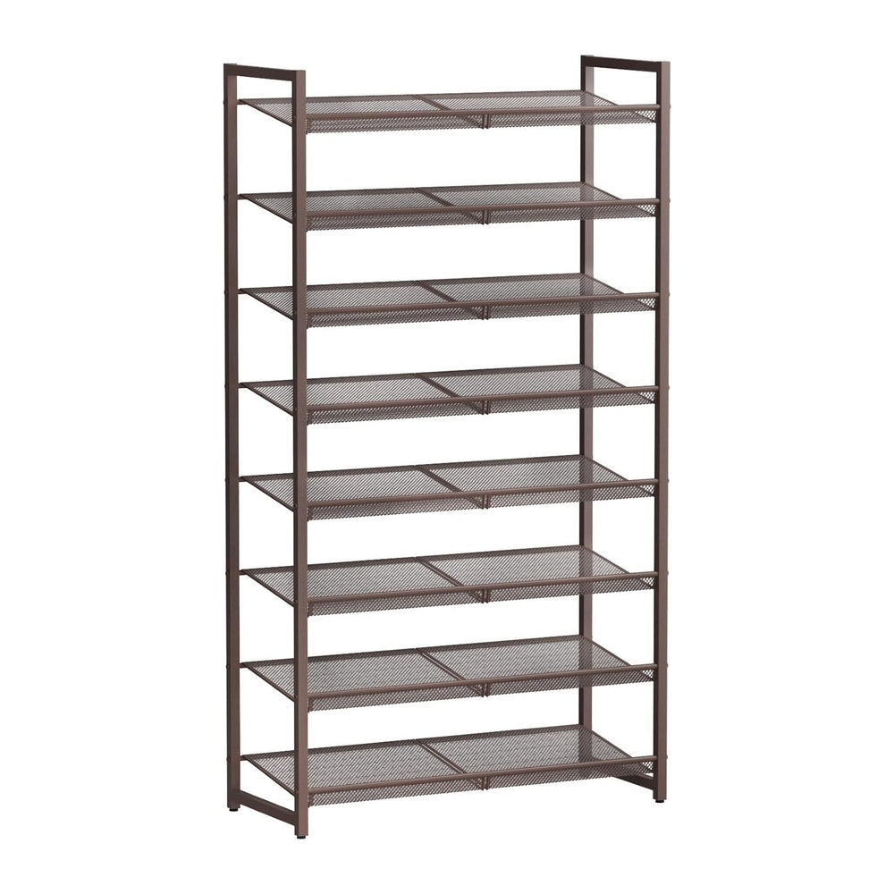 8Tier Metal Tall Shoe Rack,Large Shoe Rack for Closet,entryway,Garage, with A...