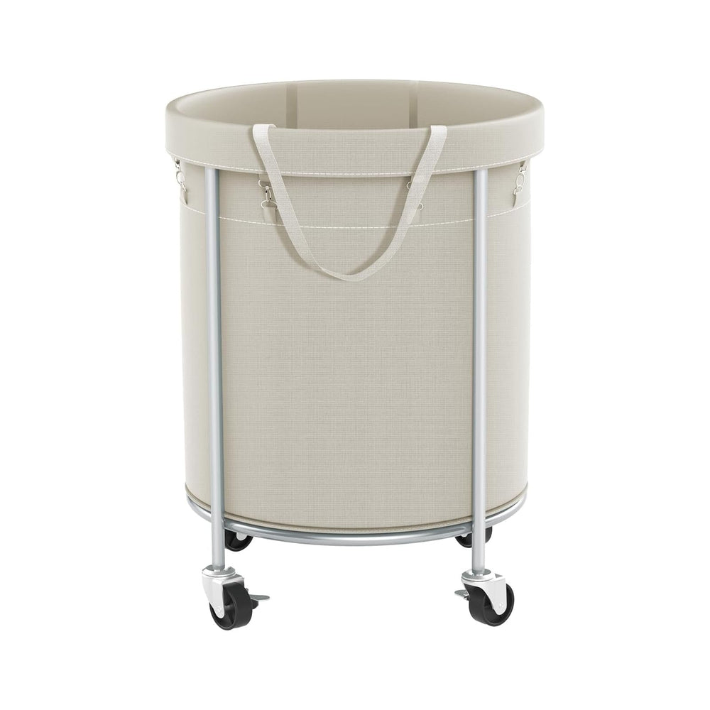 Aduanbang 170L Laundry Basket with Wheels, Rolling Hamper with Removable Bag ...