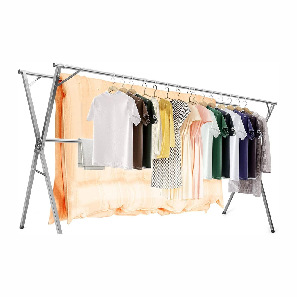 AIODE Clothes Racks for Hanging,94.5 inch for Stainless Steel Adjustable and ...