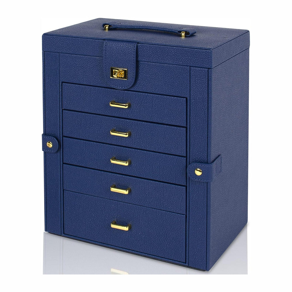 AKOZLIN 6-Tier Jewelry Box Organizer 5 Drawers Jewelry Storage Case