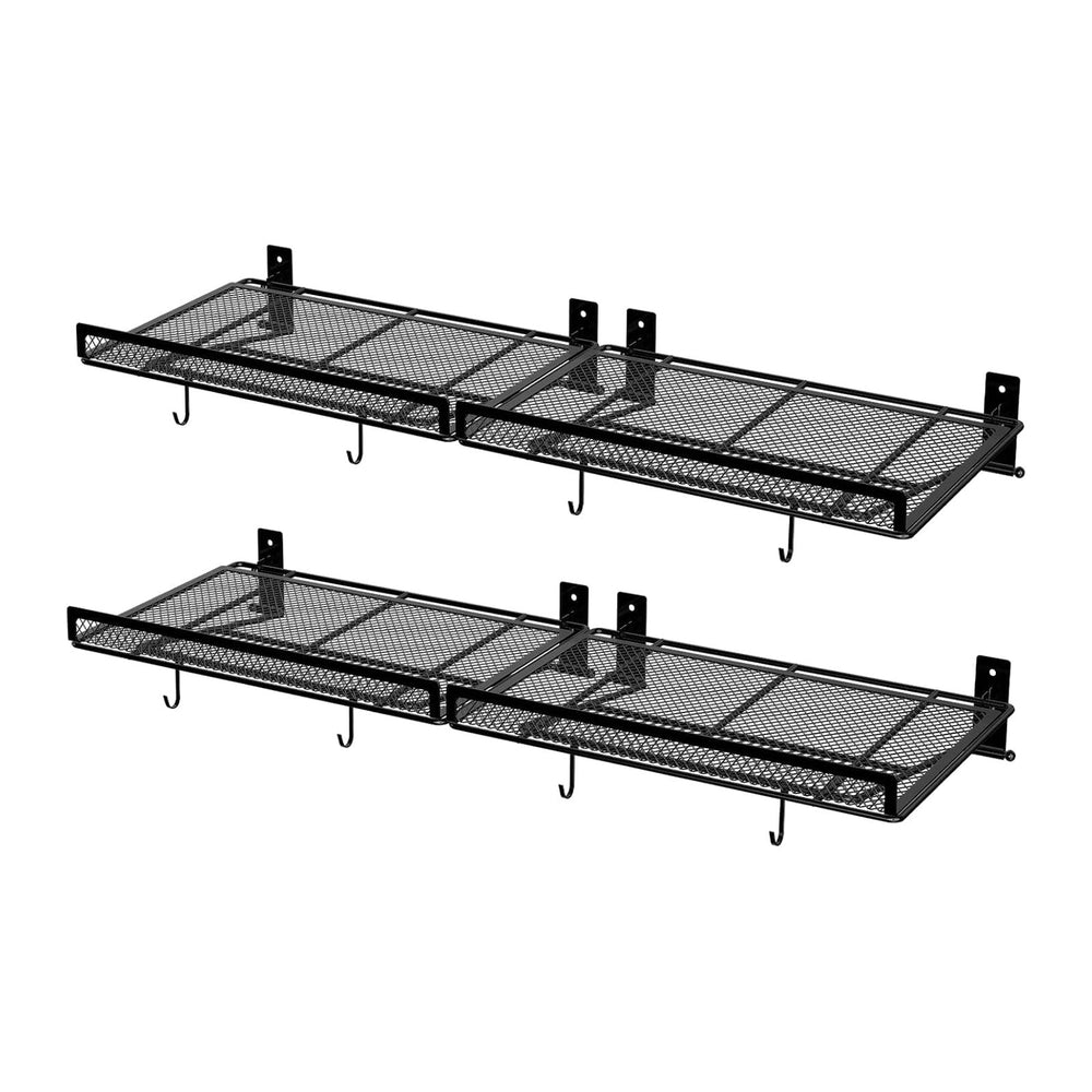 BABKAS 4 Pack Garage Wall Shelving,16.5" x 12.2" Garage Shelving Wa...