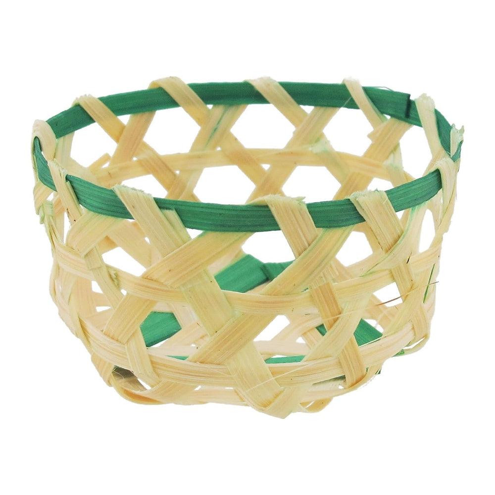 BambooMN Brand - 2" Mini Bamboo Woven Bread Basket - 1,000 Pieces
