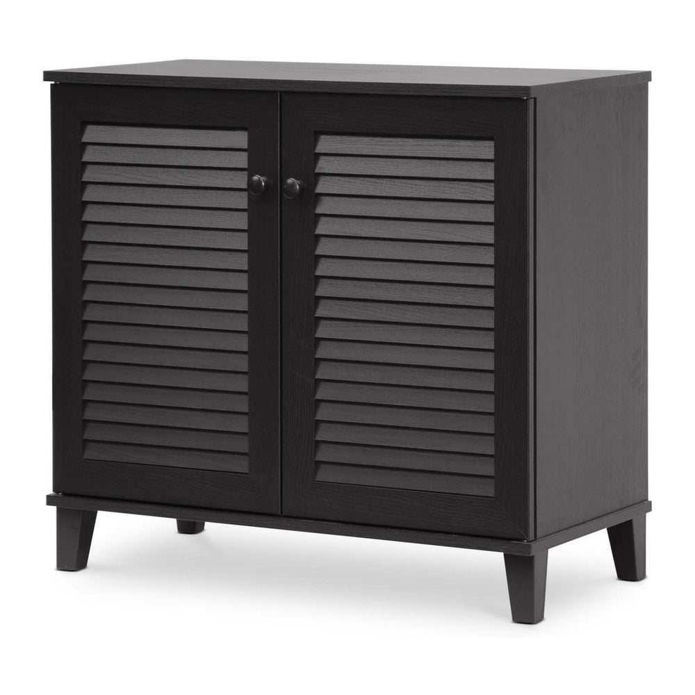 Baxton Studio FP-01LV-Espresso Studio Coolidge Shoe-Storage Cabinet, Espresso...