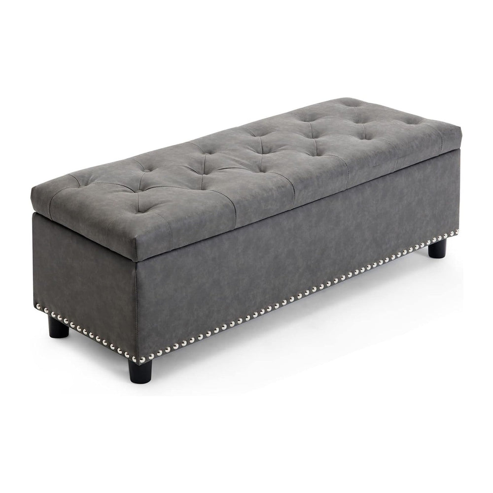 BELLEZE 47" Storage Ottoman, Storage Bench